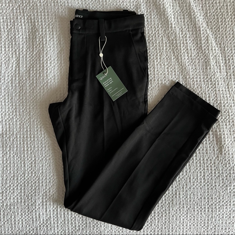 NWT Quince Black Performance Pants